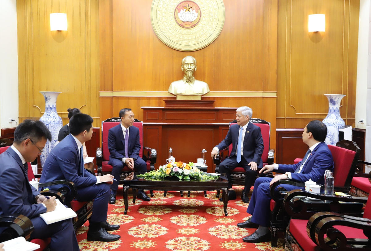 Quang cảnh buổi tiếp.