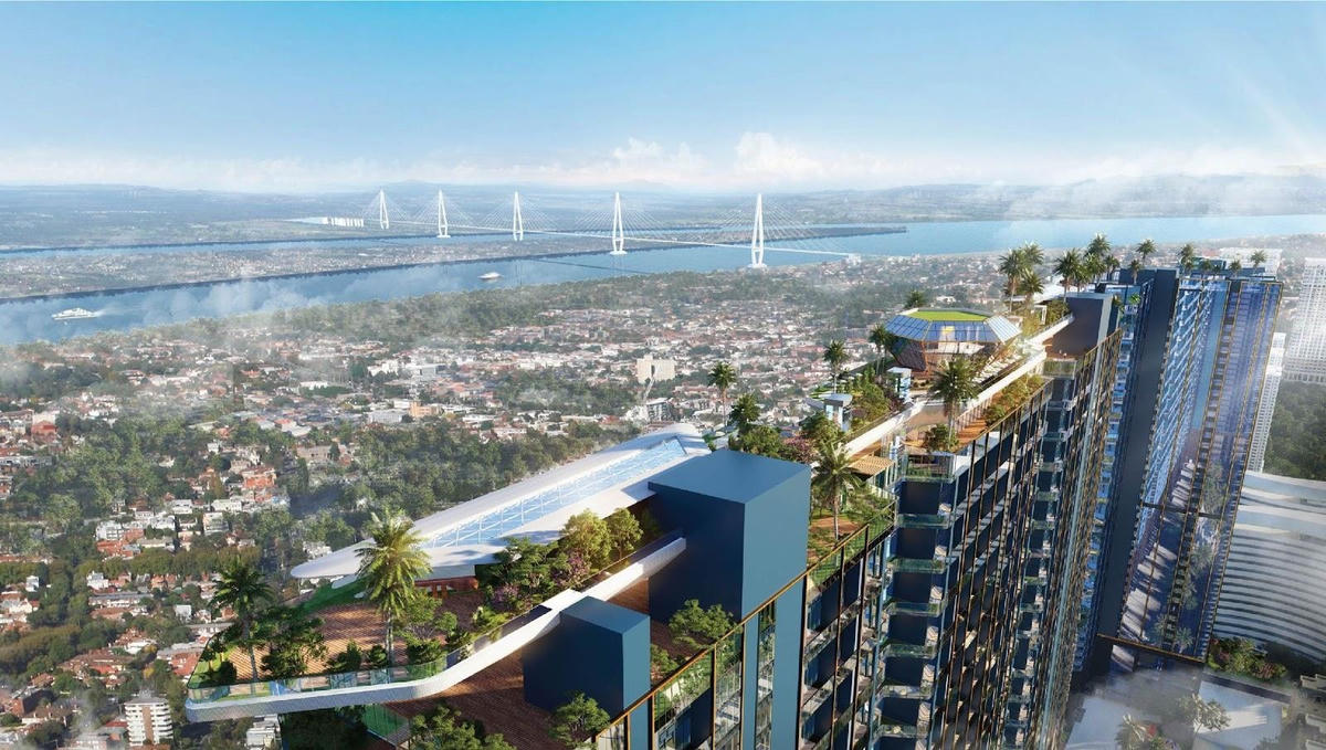 Sunshine Crystal River - Tổ hợp thấp tầng và biệt thự trên không sở hữu tầm view sông Hồng và hồ Tây tuyệt đẹp. 