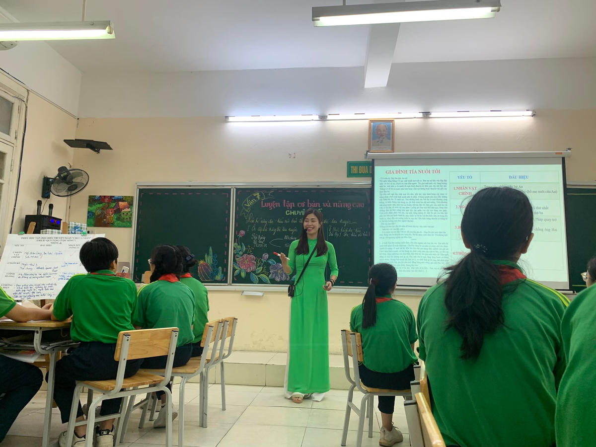 Tiết chuyên đề môn Ngữ văn lớp 7 tại trường THCS Nguyễn Tri Phương.