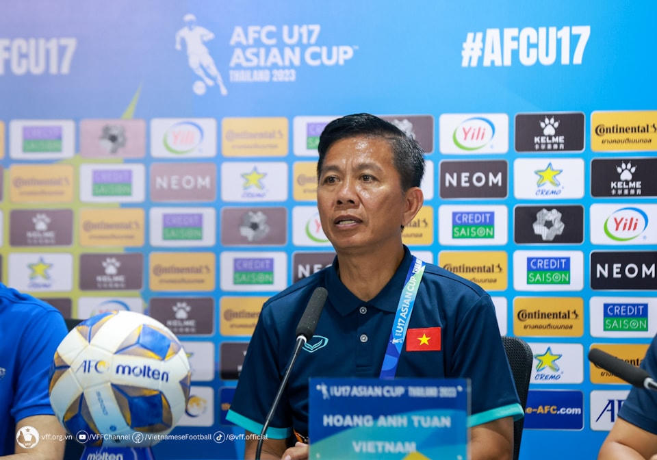 HLV Hoàng Anh Tuấn. Ảnh: VFF.