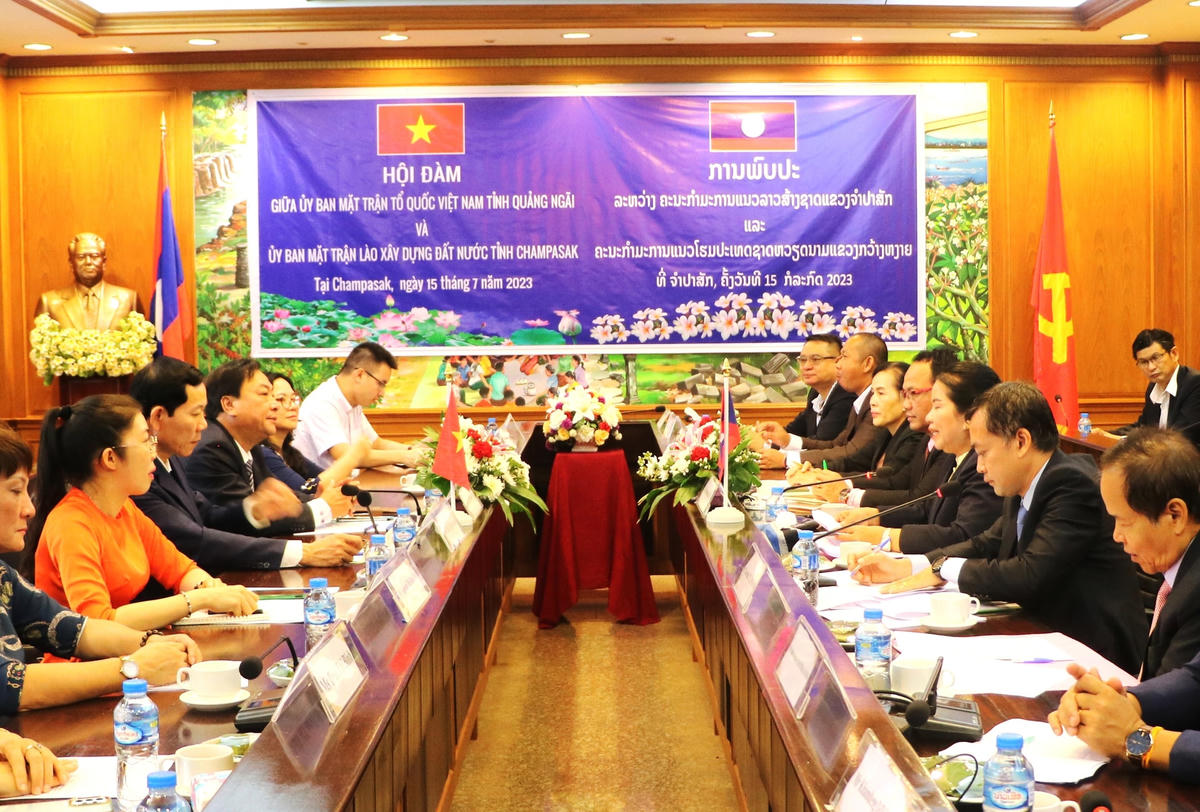 Quang cảnh buổi hội đàm.