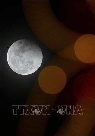 Nguyệt thực toàn phần từ điểm ngắm tỉnh Hậu Giang.