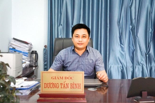Đối tượng Dương Tấn Bình lúc còn đương chức.  