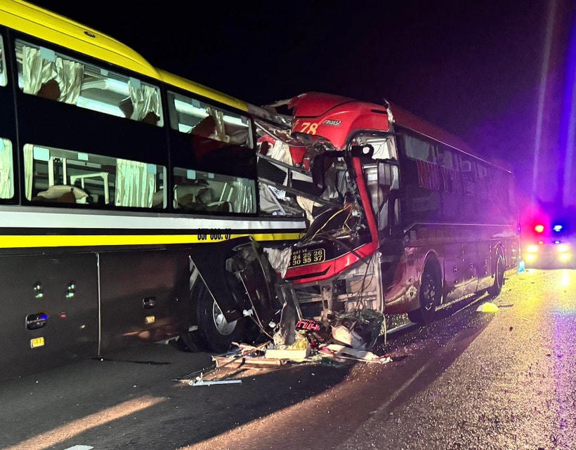 Hiện trường vụ tai nạn. (Nguồn: Báo Lao động)