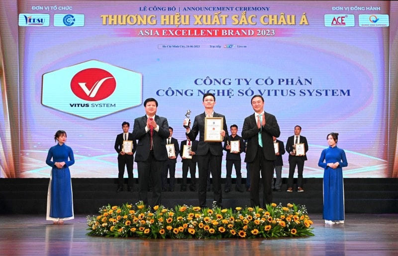 Vitus System được vinh danh trong Top 10 Thương hiệu xuất sắc Châu Á, do Viện Nghiên cứu Kinh tế châu Á chứng nhận.