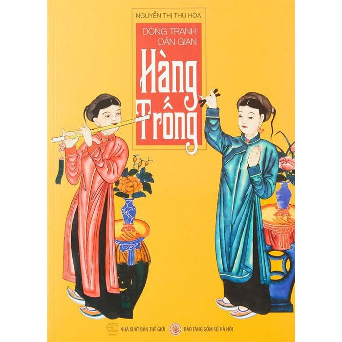 Bìa cuốn sách về tranh Hàng Trống.