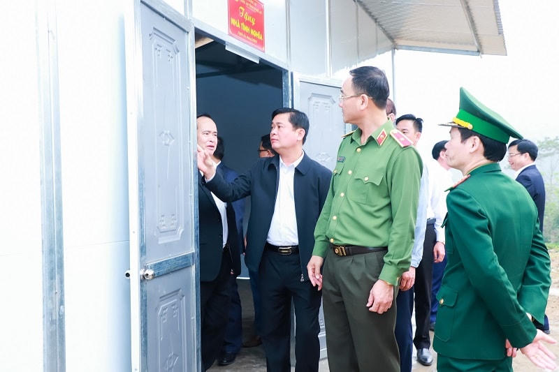 Những căn nhà đầu tiên nằm trong chương trình kêu gọi ủng hộ của Bộ Công an và Công an tỉnh Nghệ An