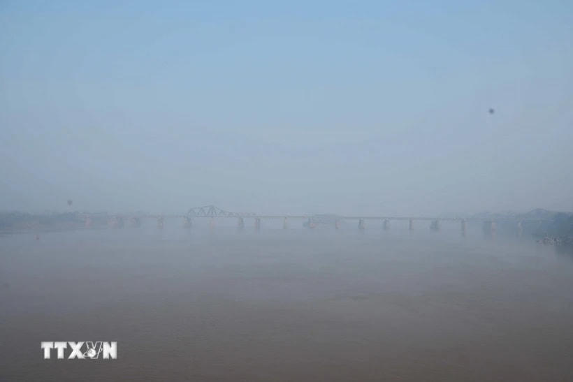 Chất lượng không khí của Hà Nội không lành mạnh. (Nguồn: TTXVN)