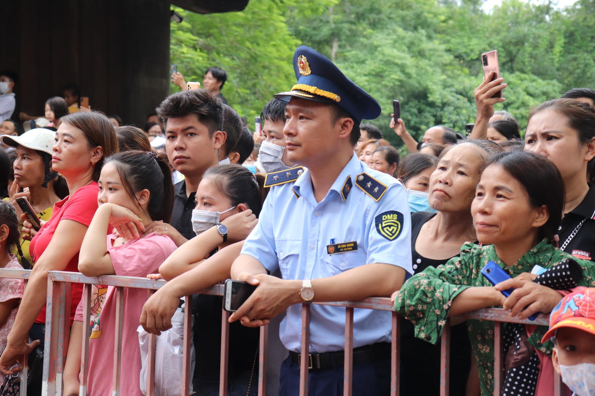 Lực lượng chức năng hoàn thành tốt nhiệm vụ đảm bảo an ninh trật tự.