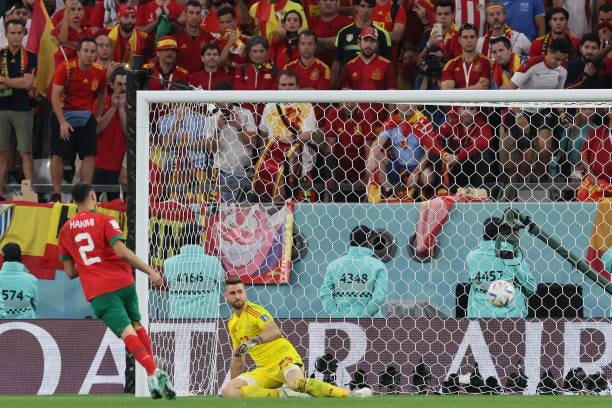 Cú đá panelka của Hakimi đã đem về chiến thắng cho Morocco.