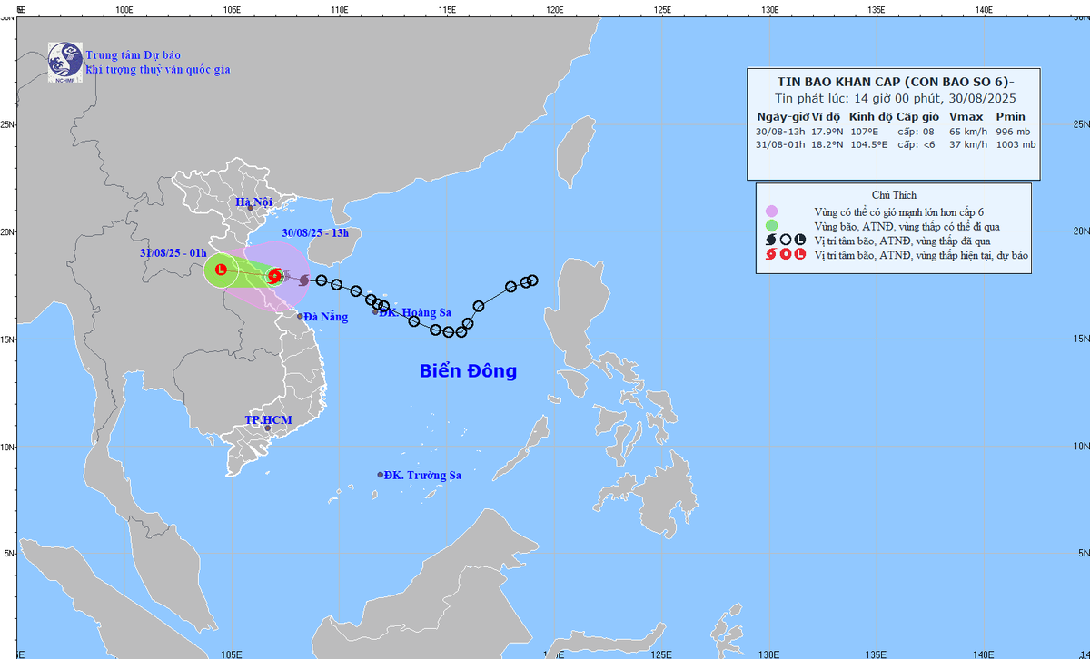 Thủ tướng Chính phủ yêu cầu tập trung ứng phó bão số 6- Ảnh 1.