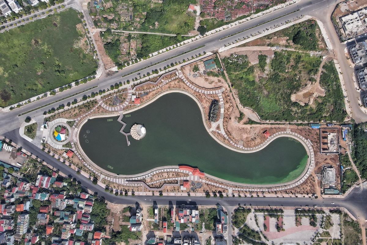 Công viên này được xây dựng trên diện tích khu đất 6,86ha.