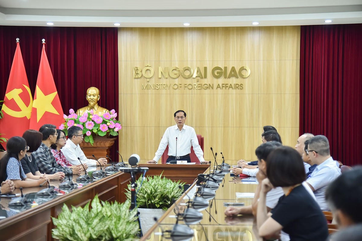 Phó Thủ tướng, Bộ trưởng Ngoại giao phát biểu tại lễ phát động