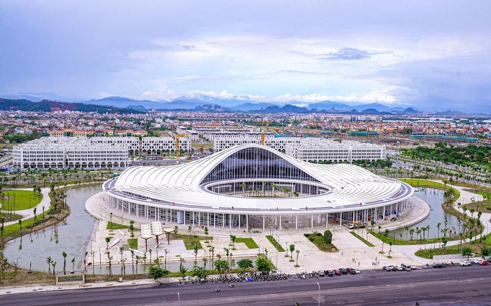 Trung tâm Hội nghị và Biểu diễn thành phố nơi tổ chức Hội nghị xúc tiến đầu tư TP Hải Phòng năm 2025. Ảnh: Phương Thanh.