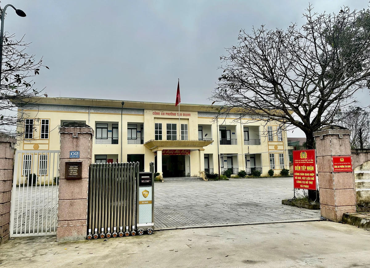 Công an phường Tân Giang, TP Hà Tĩnh đang vào cuộc điều tra vụ việc. Ảnh: HN