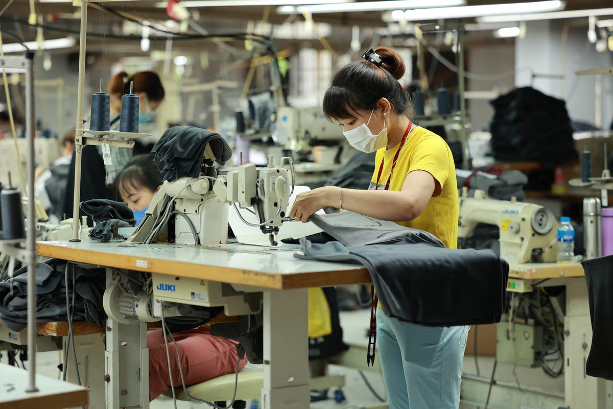 Nhiều doanh nghiệp chưa thể tham gia sâu vào chuỗi giá trị toàn cầu. Ảnh: Quang Vinh.