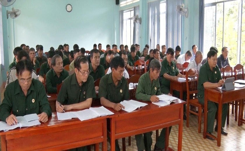 Quang cảnh lớp tập huấn.
