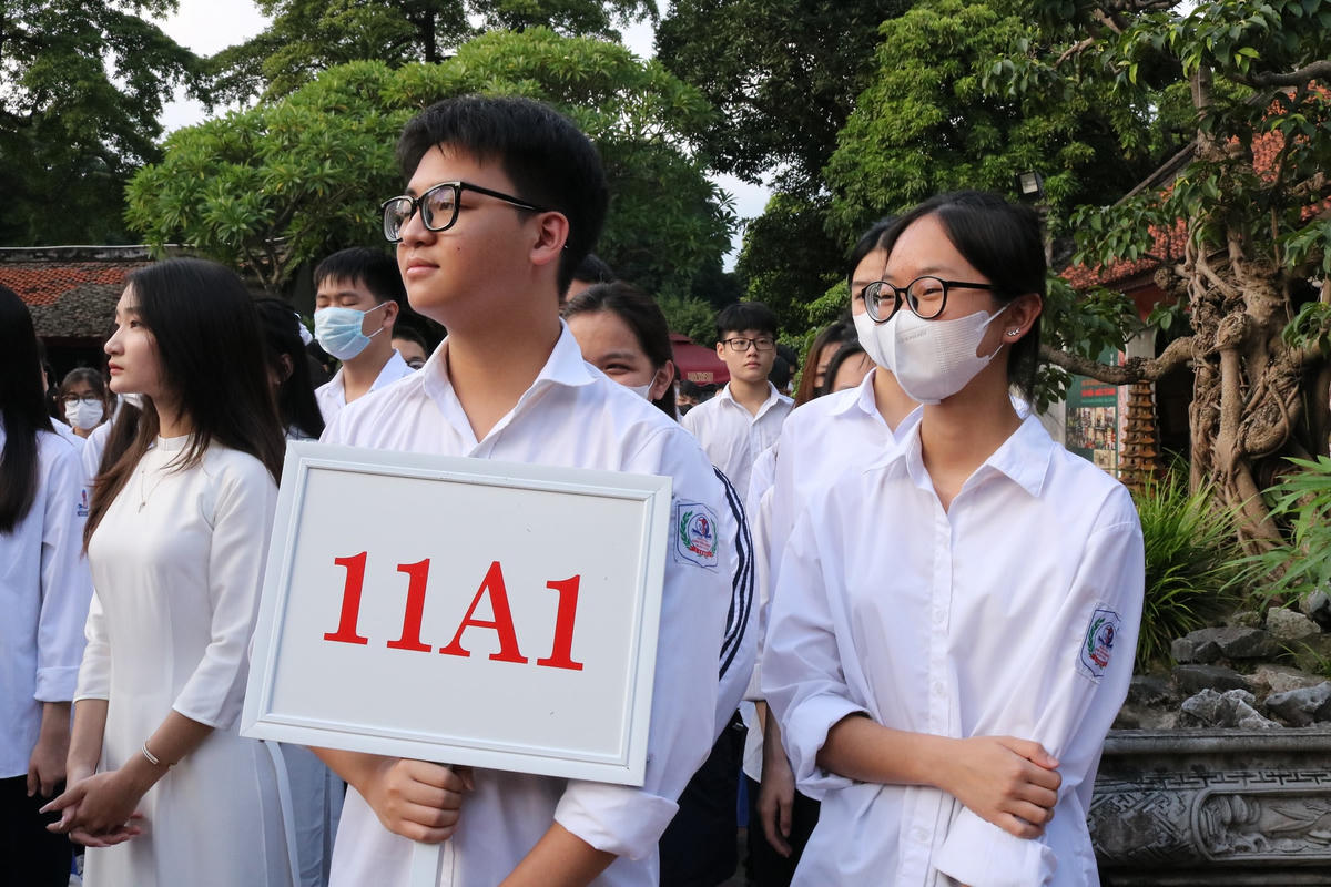 Lễ khai giảng của ngôi trường bền bỉ với phong cách '5 tự'