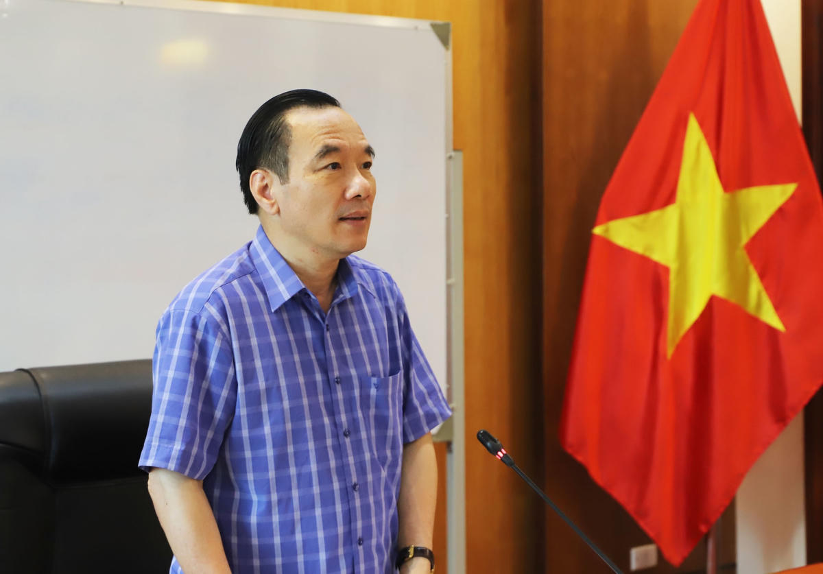 Phó Chủ tịch Ngô Sách Thực phát biểu kết luận Hội nghị.