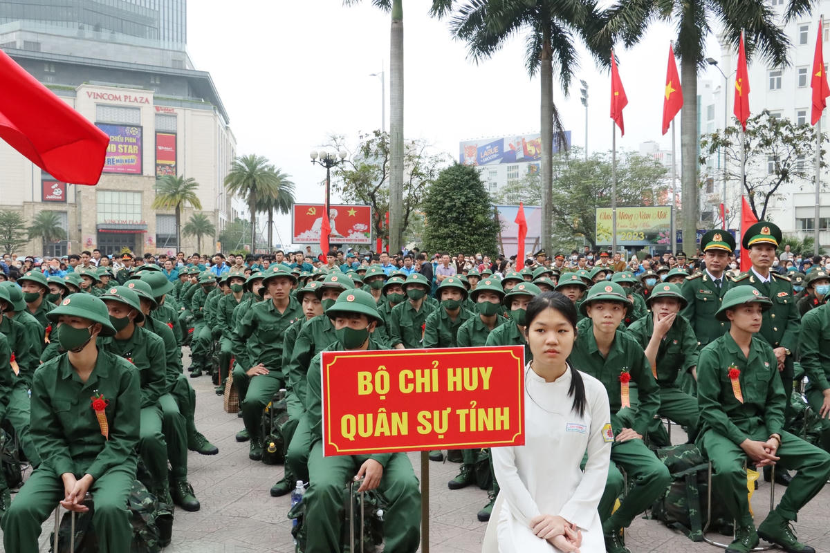 Toàn tỉnh Thừa Thiên - Huế có 1.452 thanh niên nhập ngũ năm 2023.