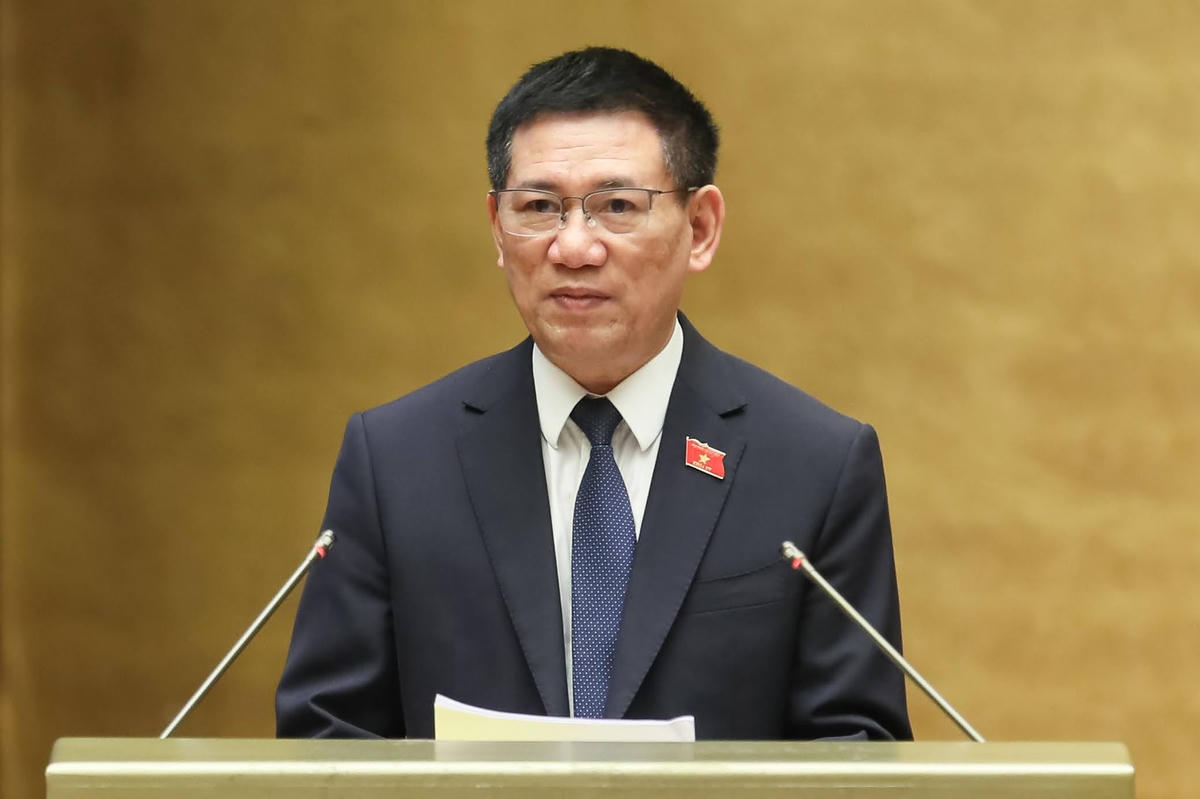 Bộ trưởng Bộ Tài chính Hồ Đức Phớc. Ảnh: Quang Vinh.