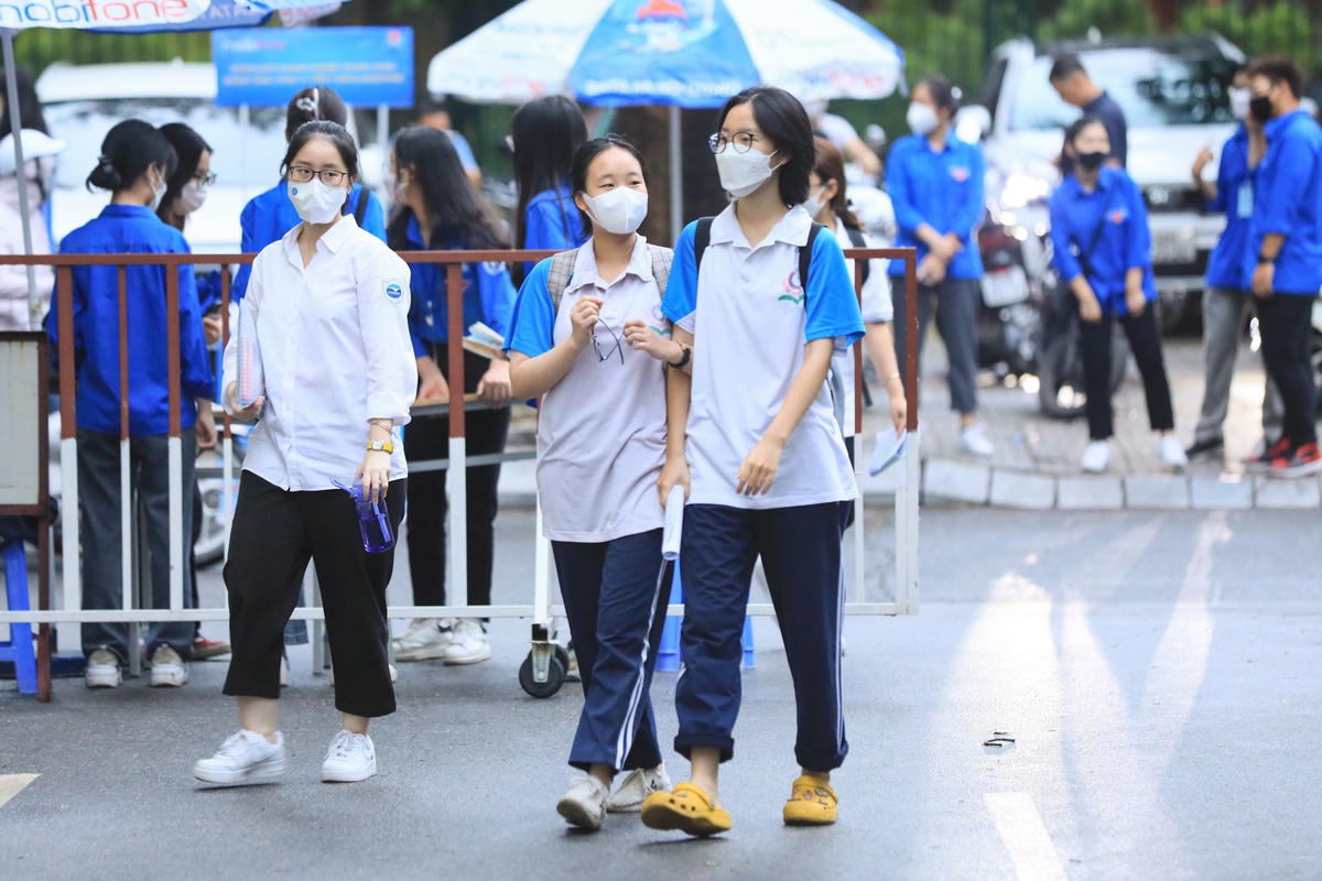 Thí sinh thi tốt nghiệp THPT năm 2022. Ảnh: Quang Vinh.