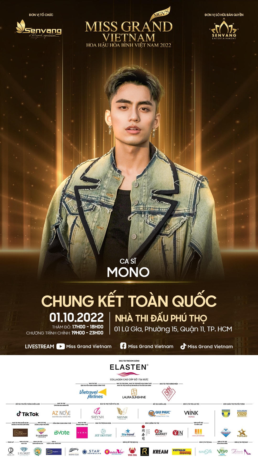 Em trai Sơn Tùng cũng góp mặt trong đêm diễn. 