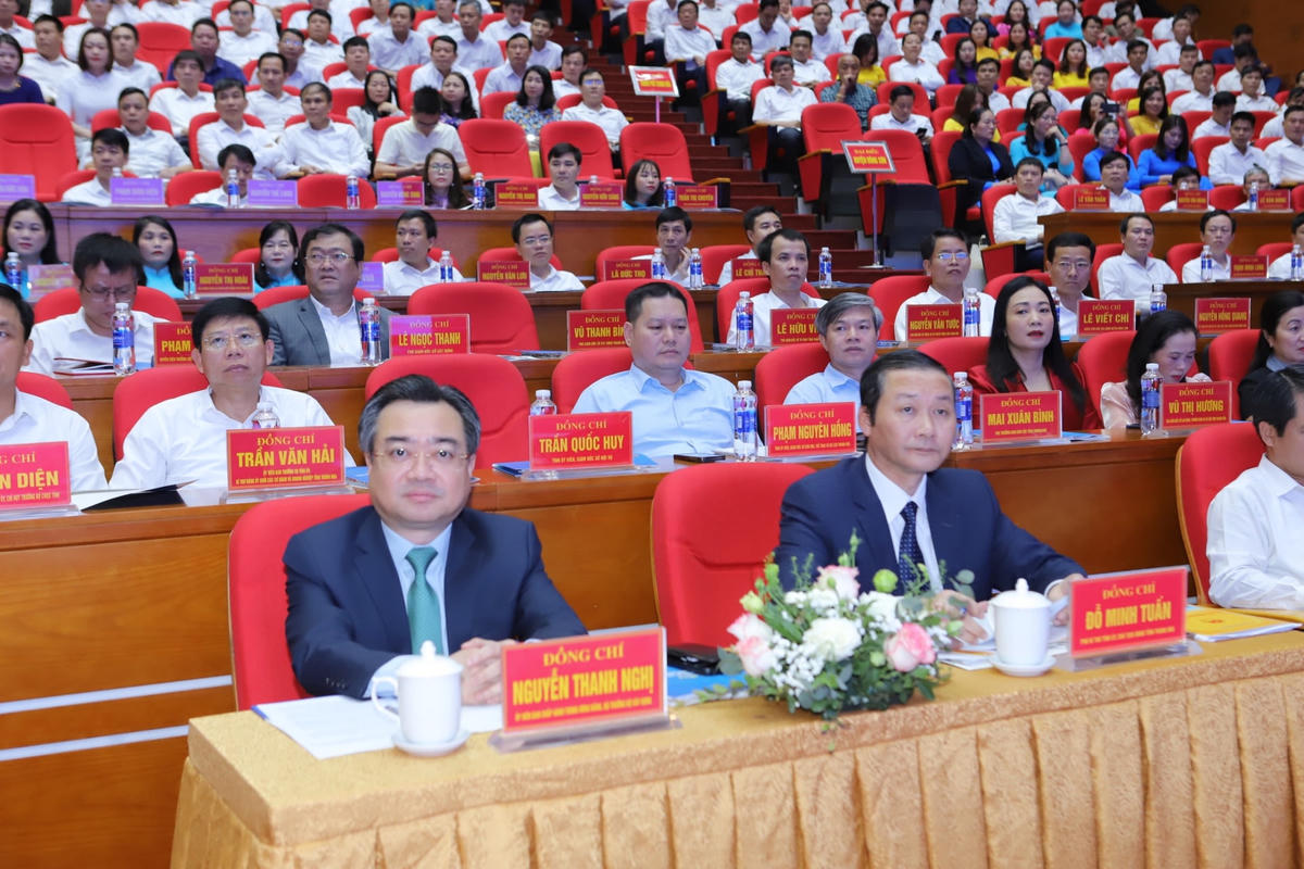 Ông Nguyễn Thanh Nghị, Bộ trưởng Bộ Xây dựng dự hội nghị.