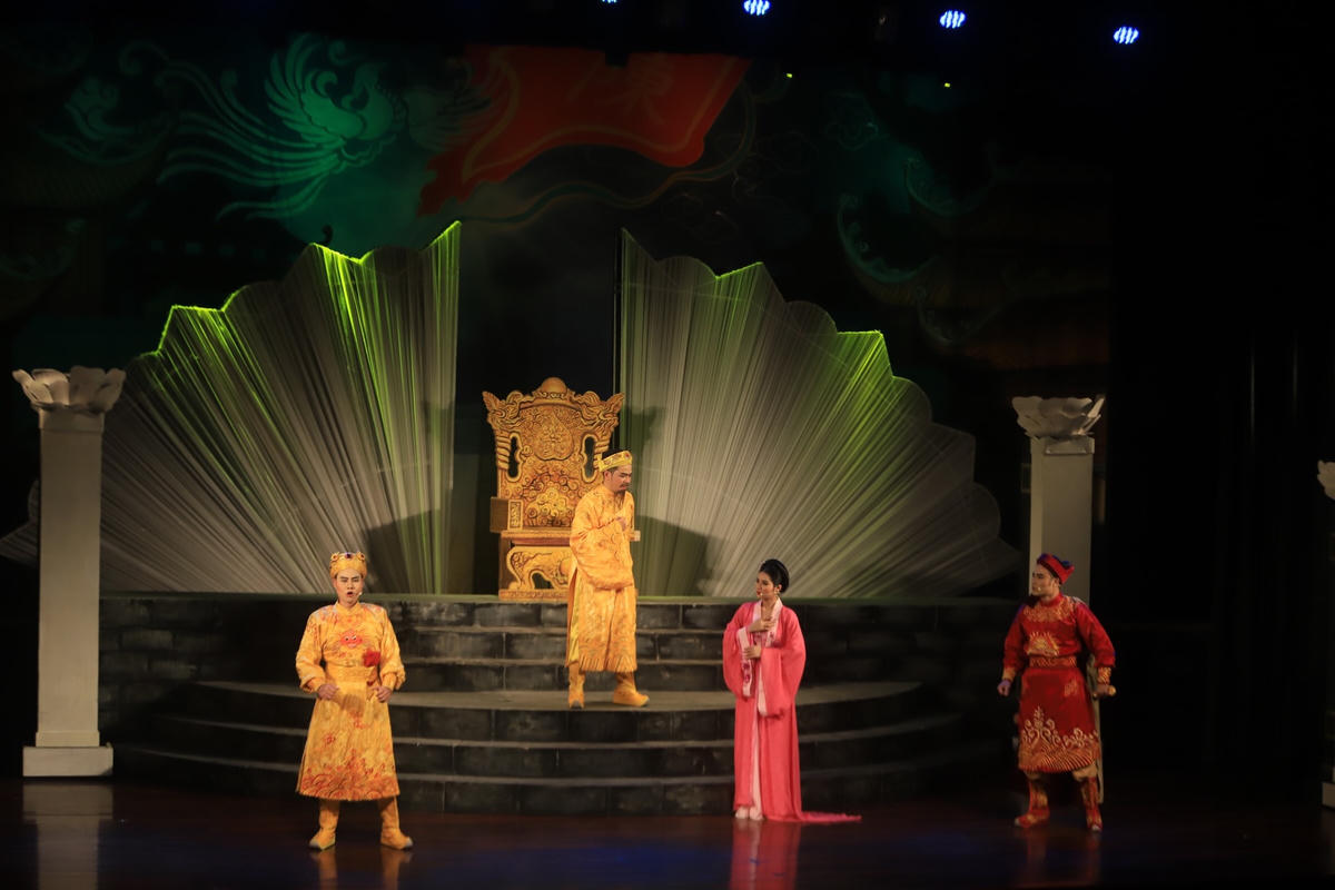 Vở “Trung trinh liệt nữ” của Nhà hát Chèo Hà Nội được trao Huy chương Vàng tại Liên hoan.