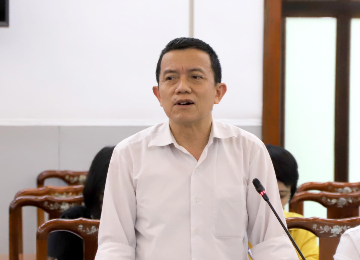 PGS.TS Nguyễn Mạnh Hà, nguyên Viện trưởng Viện Lịch sử Đảng, Học viện Chính trị Quốc gia Hồ Chí Minh phát biểu.