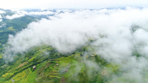 Bản làng với mây núi, sông nước, ruộng nương vàng rực lúa chín… chỉ có ở Hồng Thái tinh khôi, chất chứa muôn vàn cảm xúc, lưu giữ bước chân lạc lối.