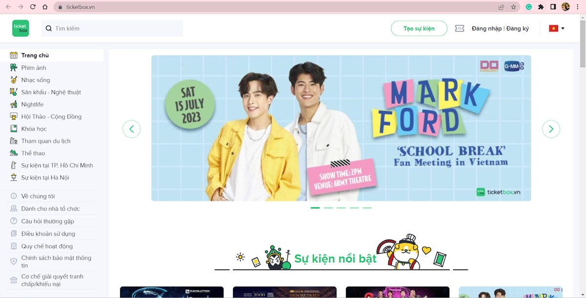 Trang Ticketbox.vn  
