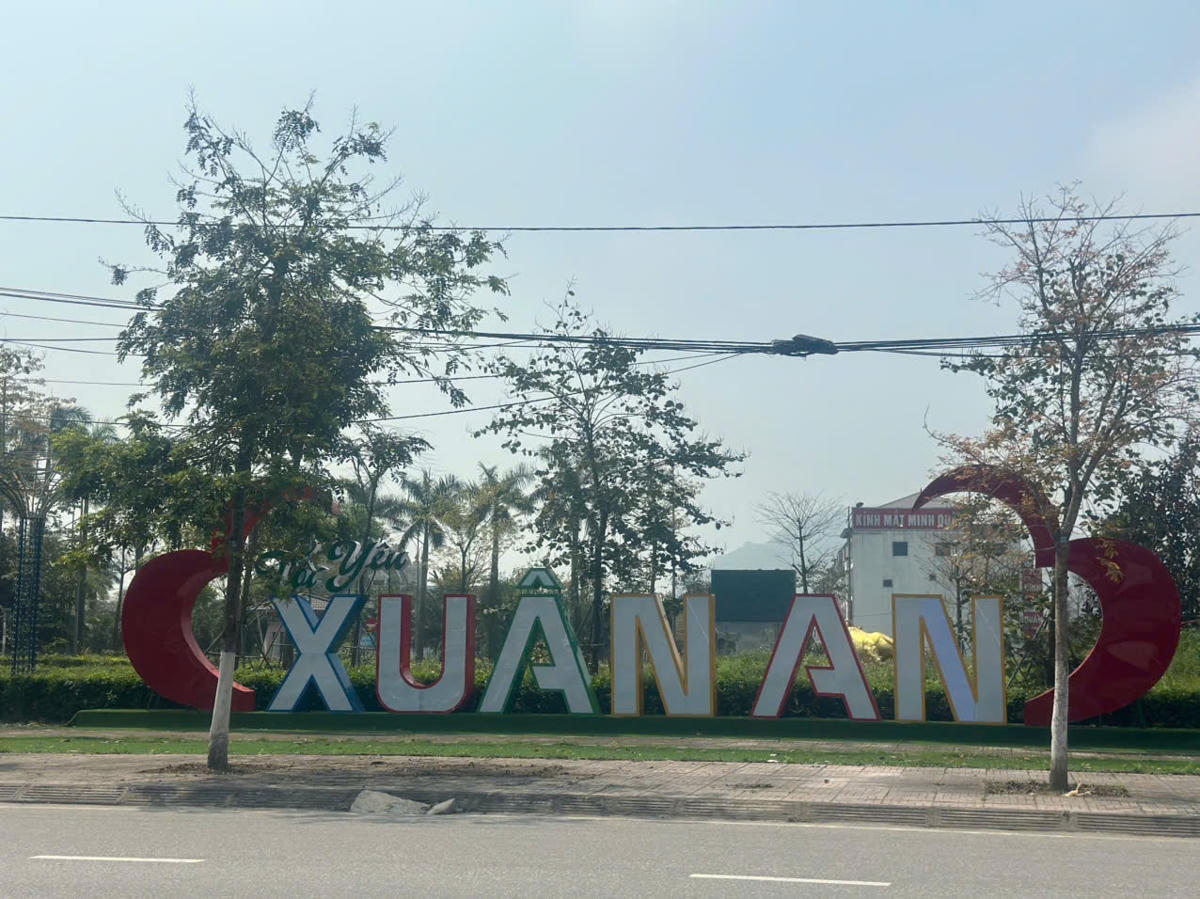 Khu đô thị Xuân An ở vị trí đắc địa của huyện Nghi Xuân, Hà Tĩnh. Ảnh: HN.