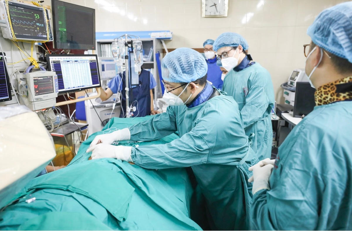 Kỹ thuật tiên tiến tại Viện Tim mạch Việt Nam.