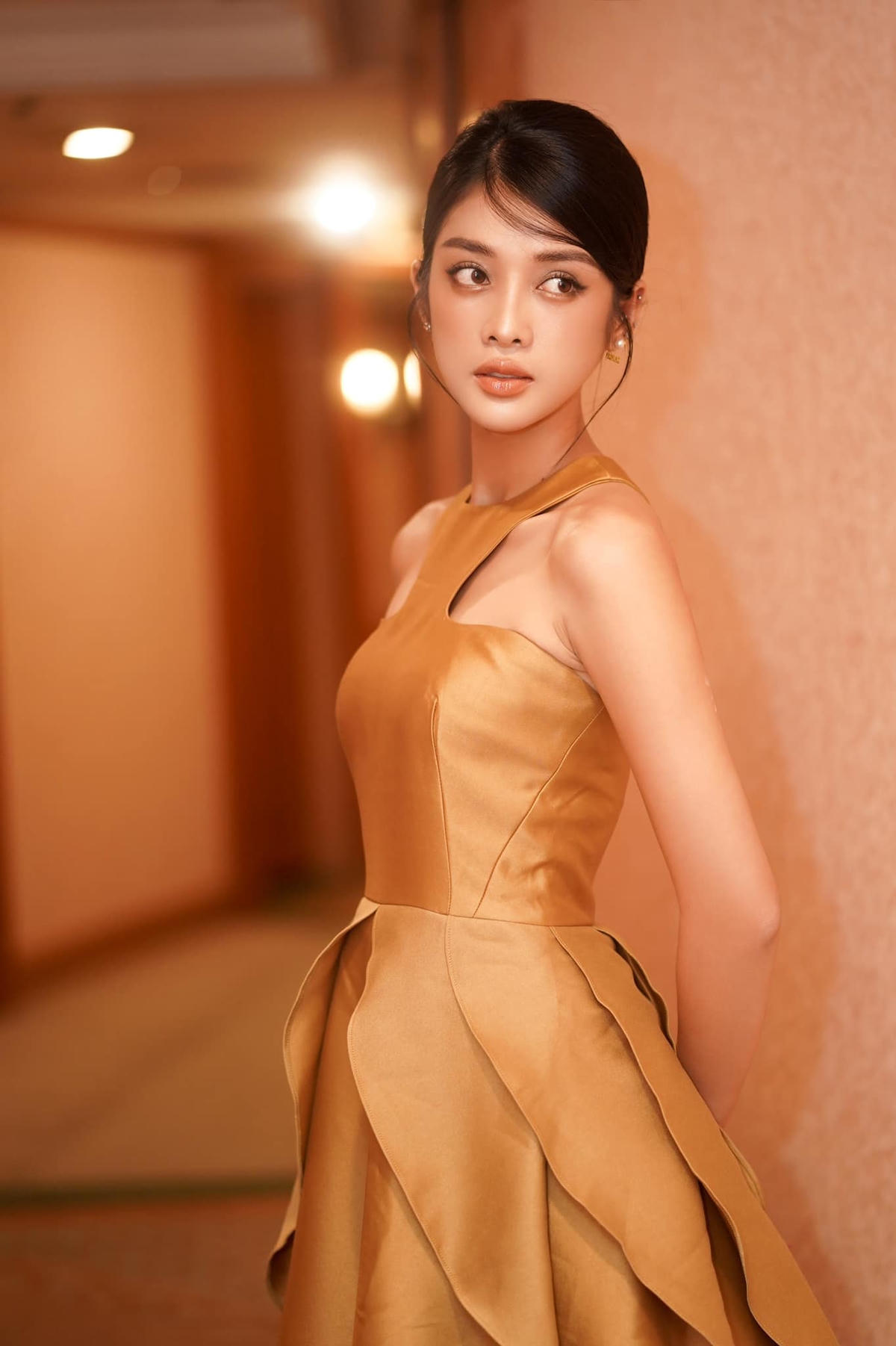 Mỹ Duyên được nhiều người ngợi khen bởi vẻ đẹp ngọt ngào và quyến rũ. Ảnh: FBNV. 