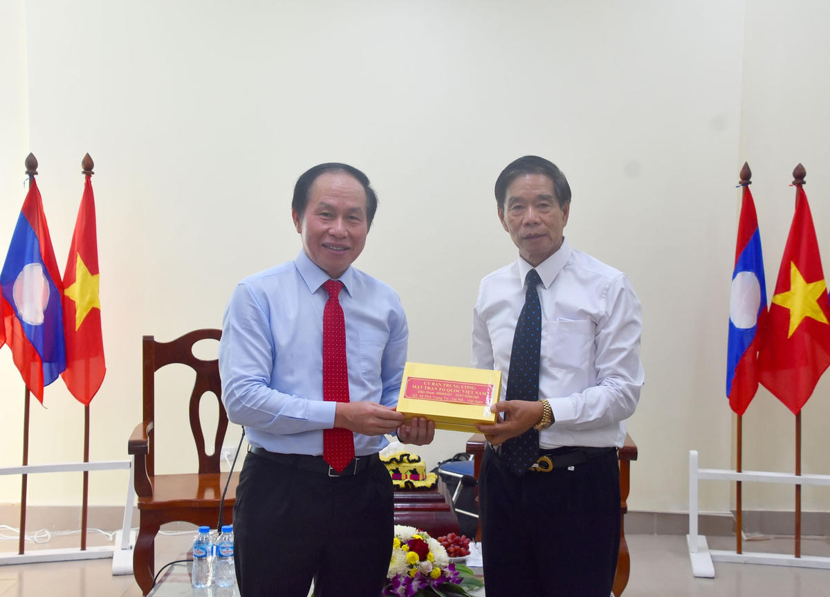 Vun đắp mối quan hệ hữu nghị vĩ đại Việt Nam - Lào mãi mãi xanh tươi, đời đời bền vững