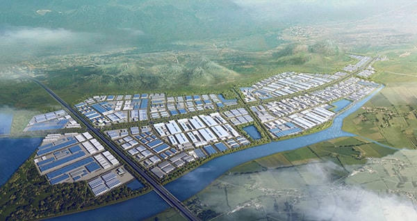 Phối cảnh Khu công nghiệp Sông Khoai của Tập đoàn Amata tại Quảng Ninh.