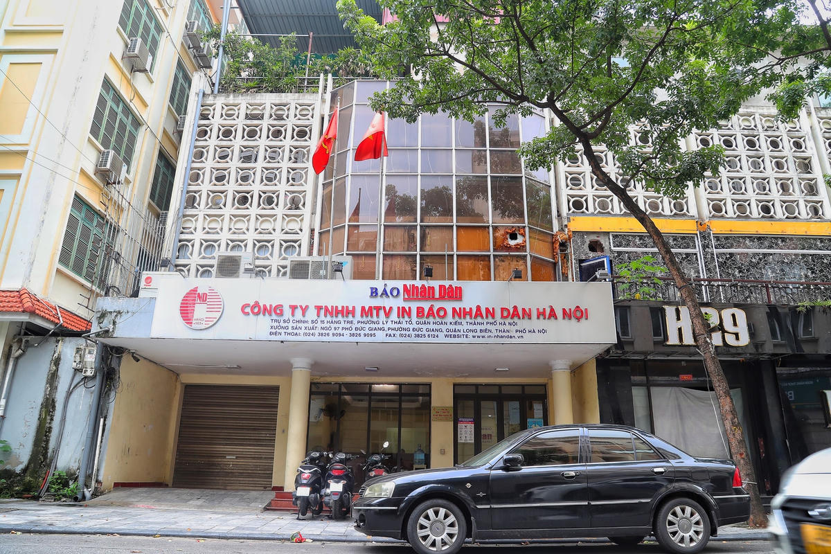 Công ty này có diện tích 1.154 m2 hiện đang là nhà máy in báo, sẽ được quy hoạch làm đất hỗn hợp.