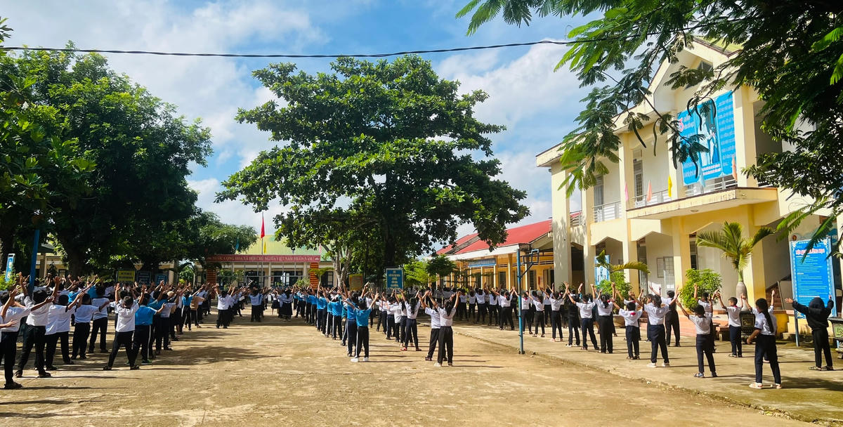 Học sinh Trường Tiểu học Lê Lợi.