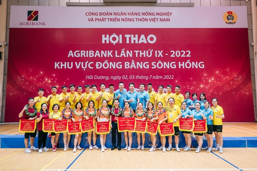 Bế mạc Hội thao Agribank lần thứ 9 năm 2022 - Khu vực Đồng bằng sông Hồng