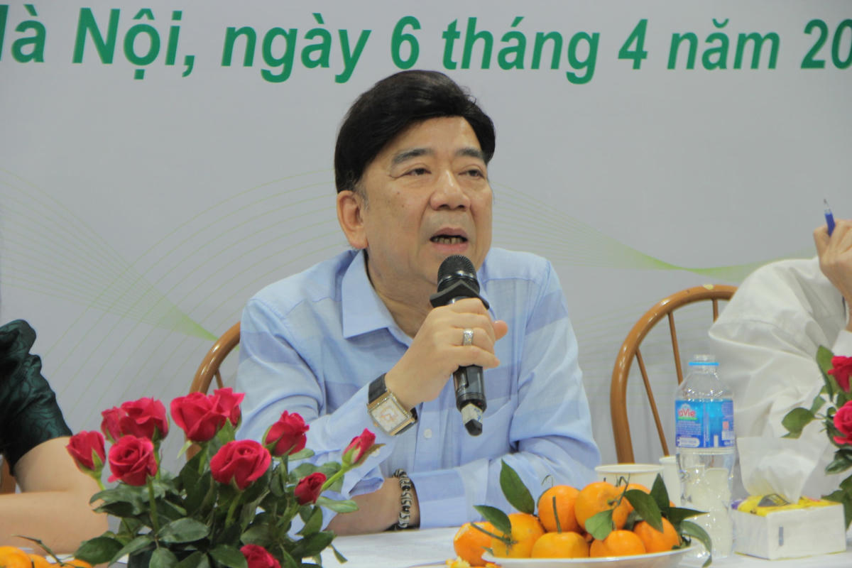Ông Nguyễn Trường Sơn, Chủ tịch Hiệp hội Quảng cáo Việt Nam chủ trì buổi gặp mặt với hội viên, doanh nghiệp hoạt động trong ngành Quảng cáo ở Thủ đô.