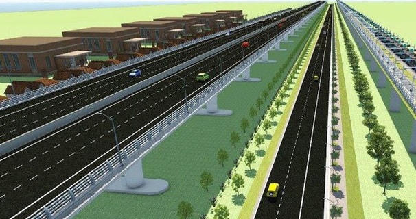 Phối cảnh dự án đường vành đai 4.