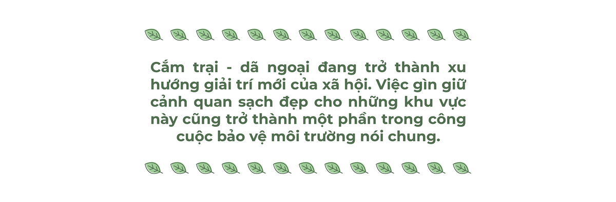 Cắm trại xanh – Dã ngoại sạch