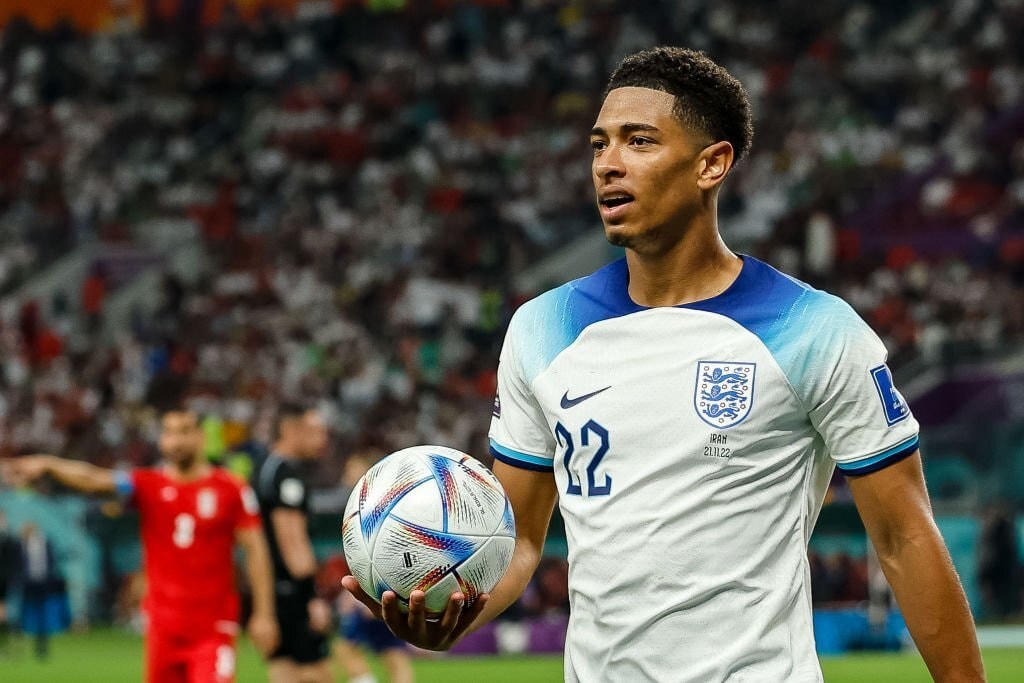 Jude Bellingham tỏa sáng ngay trong lần đầu dự World Cup. Ảnh: Getty.