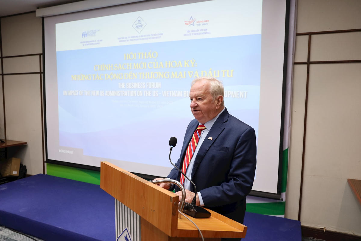 Ông Kevin Morgan, Chủ tịch Hội đồng quản trị, Hội đồng kinh doanh Hoa Kỳ - Việt Nam...