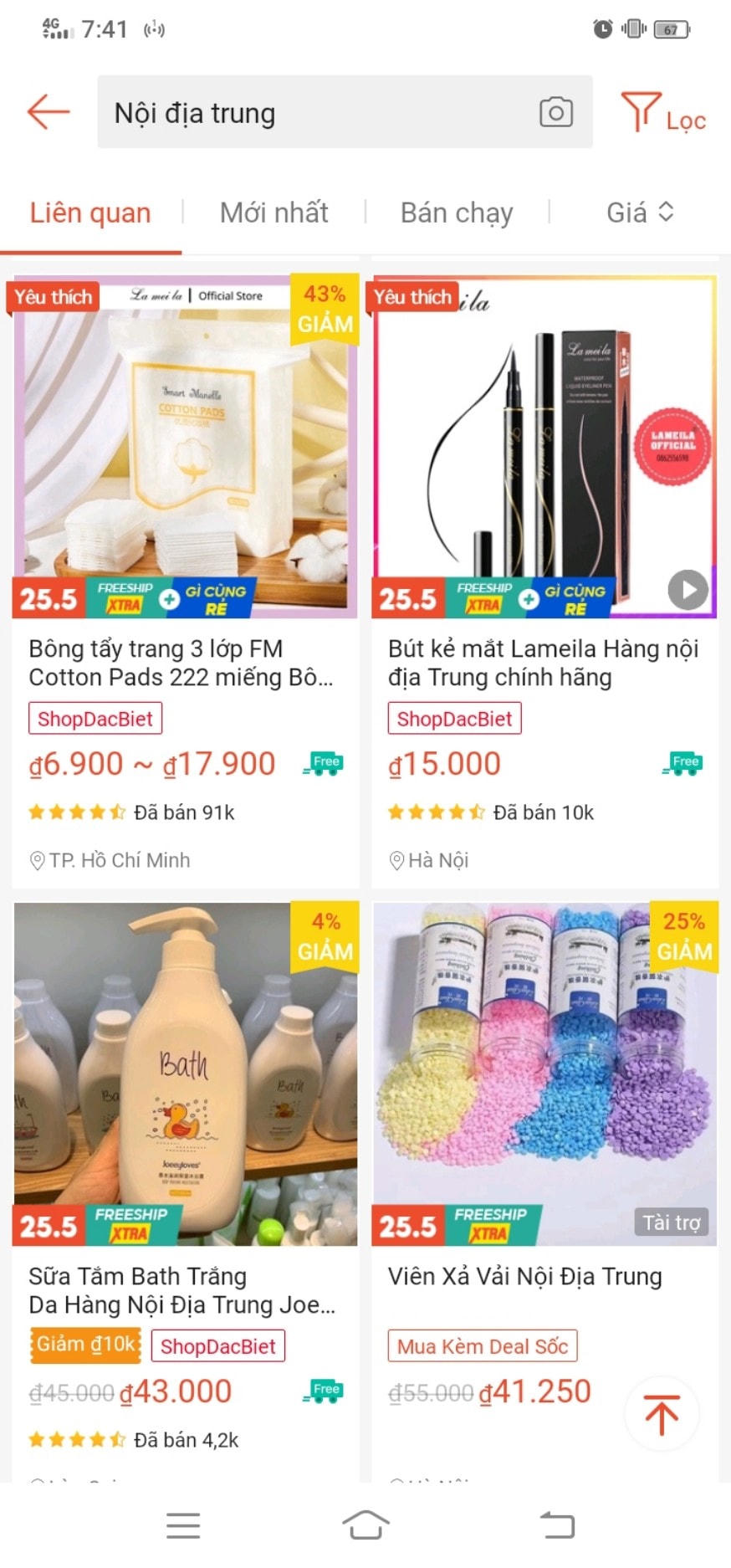 Giá thành rẻ, mặt hàng đa dạng, hàng nội địa Trung trở thành lựa chọn ưu tiên của nhiều bạn trẻ.
