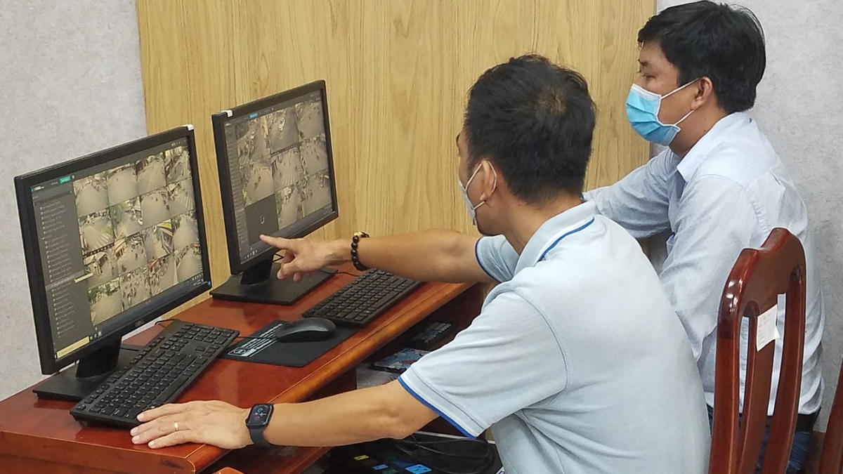 Mô hình camera giám sát tội phạm ở TP Hồ Chí Minh phát huy hiệu quả. Ảnh: Trần Kha.