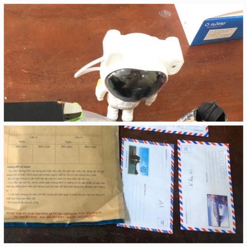 Tang vật thu giữ tại hiện trường.