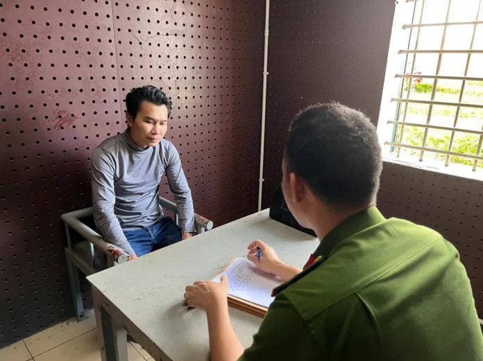 Đối tượng Nguyễn Ngọc Chung bị bắt về tội trộm cắp tài sản.