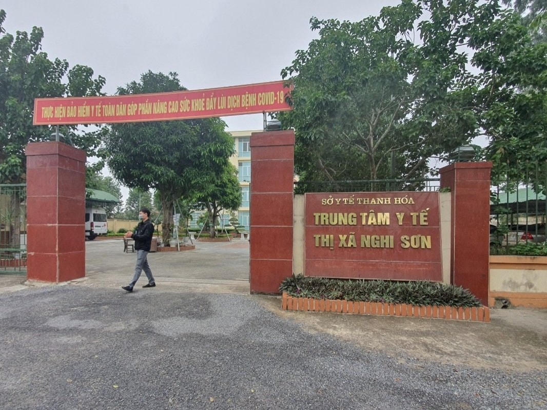 Trung tâm Y tế TX Nghi Sơn, nơi ông Nguyễn Văn Thiệp giữ chức danh Giám đốc.